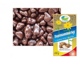 Topinamburky v  70% horkej čokoláde