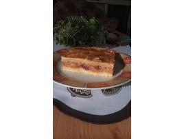 Jablkovo višňový koláčik