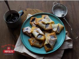 Bezlepkové taštičky z lístkového cesta s lekvárom