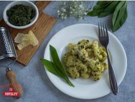 Bezlepkové zemiakové gnocchi s medvedím cesnakom