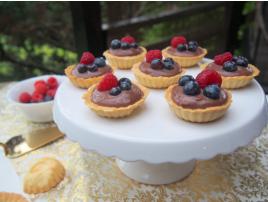 Pudingové košíčky s ovocím bez lepku