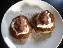 Lievance z mletých mandlí