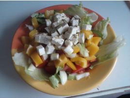 Zeleninový šalát s balkánskym syrom
