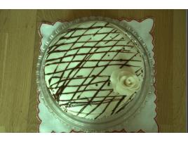 Fondánová orechová torta